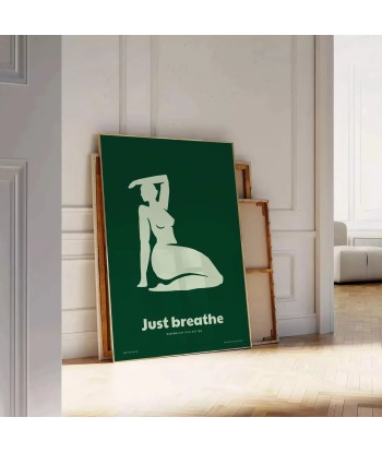 Just Breathe Yoga Poster sélection de produits