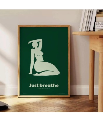 Just Breathe Yoga Poster sélection de produits