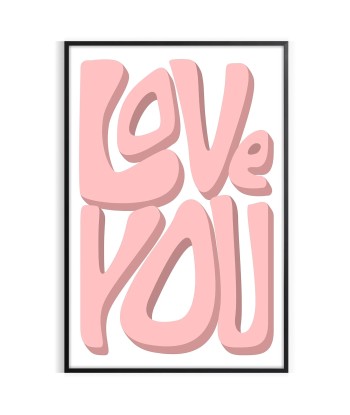 Love You Motivation Art commande en ligne