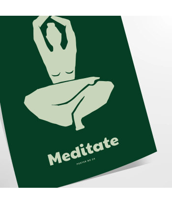 Medidate Yoga Print basket pas cher