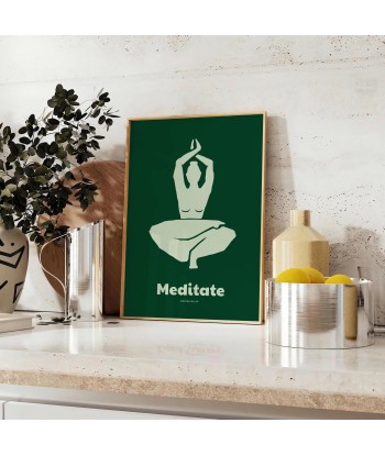 Medidate Yoga Print basket pas cher