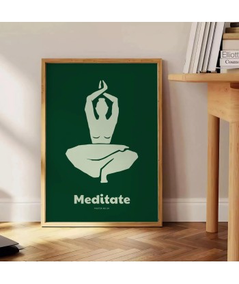 Medidate Yoga Print basket pas cher