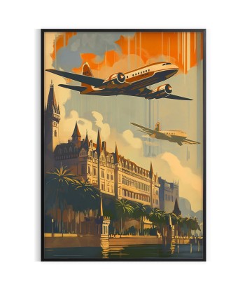 Art Deco Travel Poster Painting Style Poster 1 Profitez des Offres !