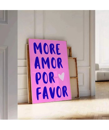 Mor Amor Por Favor Motivation Art Print en ligne