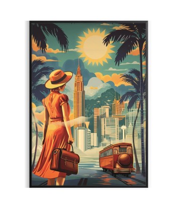 Art Deco Travel Poster Painting Style Poster commande en ligne