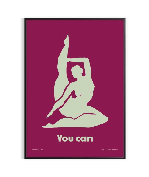 You Can Yoga Poster Comparez plus de prix