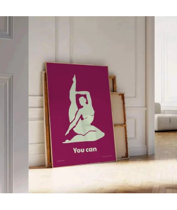 You Can Yoga Poster Comparez plus de prix