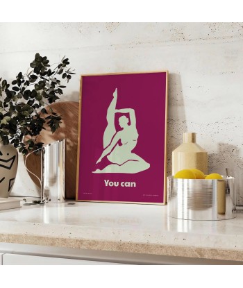 You Can Yoga Poster Comparez plus de prix