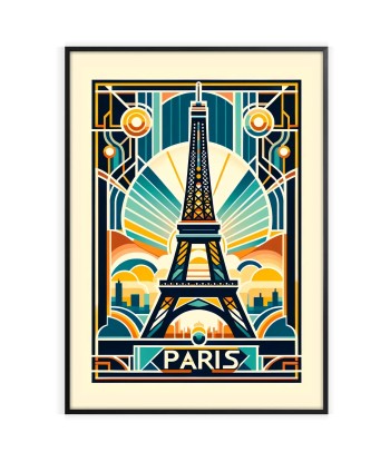 Eiffel Tower Art Vitnage Poster du meilleur 