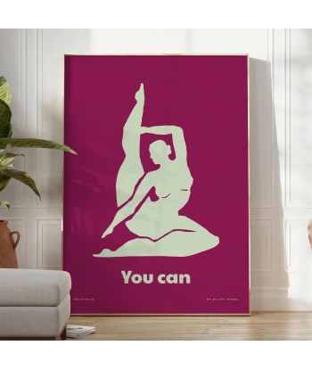 You Can Yoga Poster Comparez plus de prix