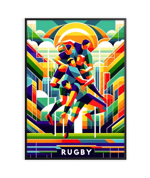 Rugby Poster Sport Print 3 Paris Déstockage Promo